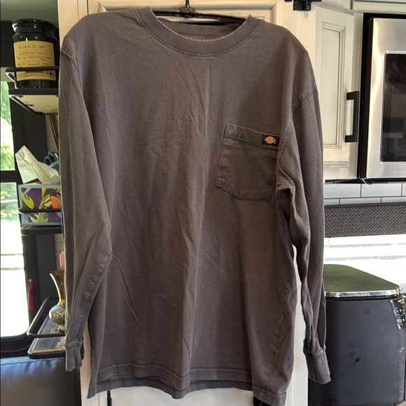 Dickies Men's Gray Long Sleeve Shirt - Picture 1 of 5